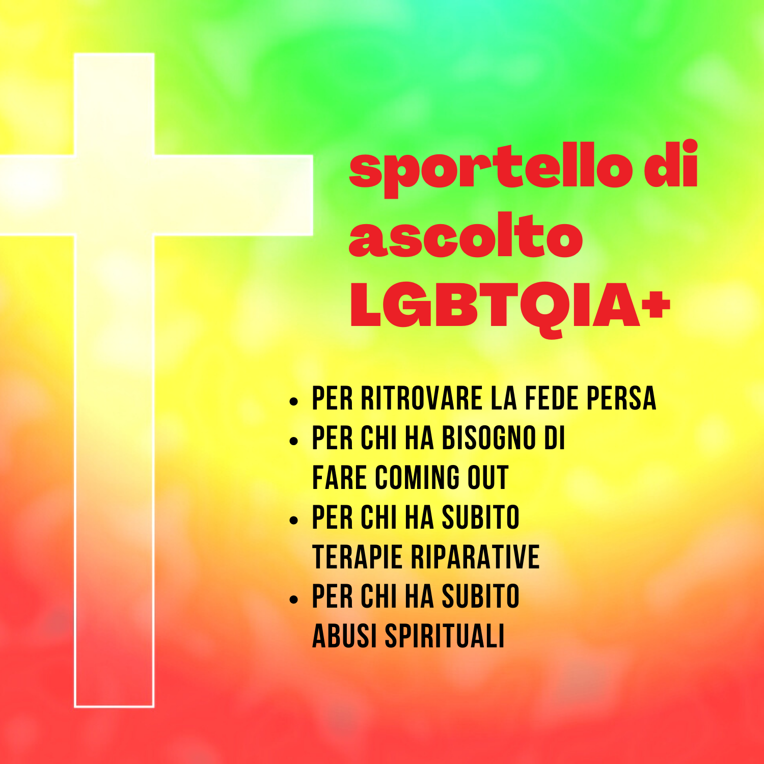 sportello ascolto LGBTQIA+ chiesa vetero cattolica