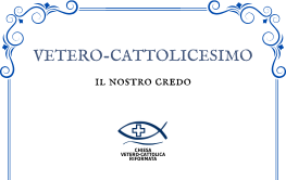 Vetero Cattolicesimo sacerdozio